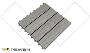 Deck Baldosas Encastrables Roble Gris