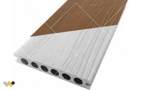 Deck Camaleón Roble Marrón-Blanco Puro