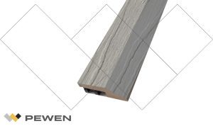 Deck Accesorios Ángulo Baldosas Central Roble Gris