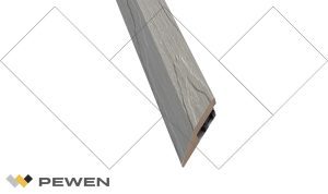 Deck Accesorios Ángulo Baldosas Izquierdo Roble Gris