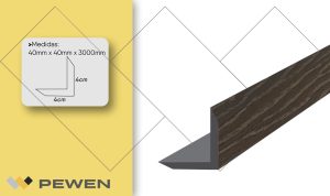 Deck Accesorios Ángulo End Cap Chocolate