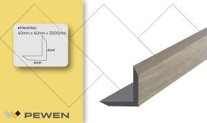 Deck Accesorios Ángulo End Cap Teak