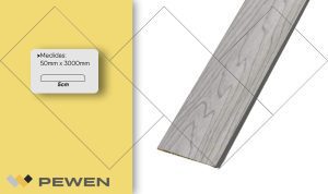 Deck Accesorios Tapa 1 Roble Gris T602