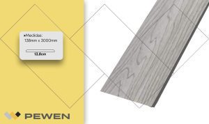 Deck Accesorios Tapa 2 Roble Gris T602