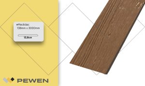 Deck Accesorios Tapa 2 Roble Marrón