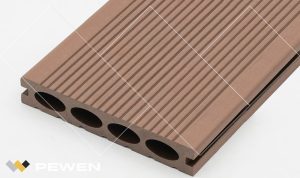 Deck Oval Marrón Dorado