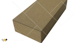 Perfil WPC Accesorio Capuchón Roble 50x100