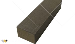 Perfil WPC Accesorio Capuchón Tabaco 40x60