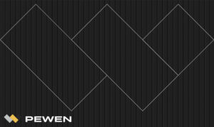 Revestimiento de Pared Cerámico - Ripado Black