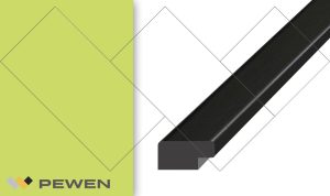 Revestimiento Seda Ángulo Derecho Nero