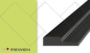 Revestimiento Seda Ángulo Izquierdo Nero