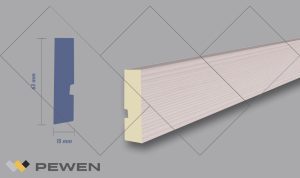 Zócalo MDF Cuadrado #12