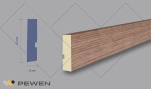 Zócalo MDF Cuadrado #15