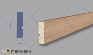 Zócalo MDF Cuadrado #17