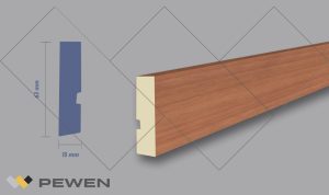 Zócalo MDF Cuadrado #18