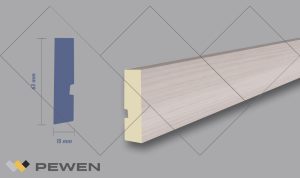 Zócalo MDF Cuadrado #19