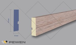 Zócalo MDF Cuadrado #20