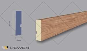 Zócalo MDF Cuadrado #23