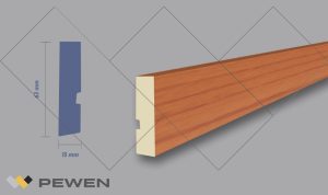 Zócalo MDF Cuadrado #4