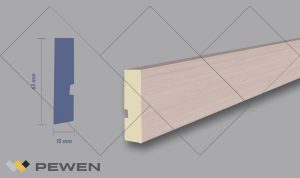 Zócalo MDF Cuadrado #40