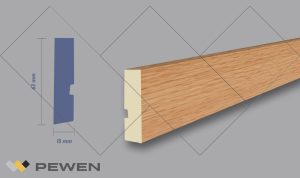 Zócalo MDF Cuadrado #7