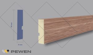 Zócalo MDF Cuadrado 8cm #22