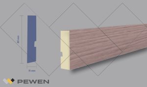 Zócalo MDF Cuadrado 8cm #24