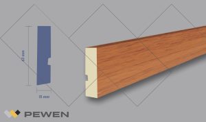 Zócalo MDF Cuadrado #9